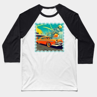 Classic 50's car futuristic Baseball T-Shirt